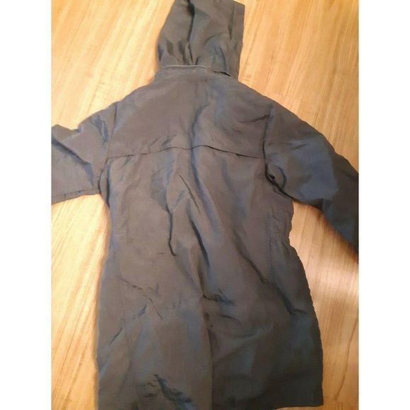 Seven7 Jacket Coat Windbreaker Solid Gray Full Zip - Picture 5 of 5